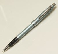 Cross Stratford Satin Blue Rollerball Pen - AT0175DC-5