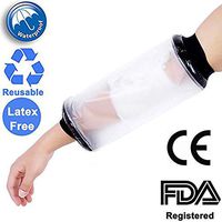 BIHIKI Elbow Sleeve Arm Waterproof Cast Cover,1 Pc Adult Elbow Sleeve Arm Cast and Bandage Protector,Best Watertight Protection