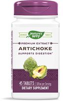 Nature's Way Artichoke Premium Extract 13-18% Caffeoylquinic Acids, 320 mg per serving, 45 Tablets