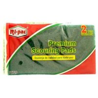 2 pcs Premium Scouring Pad Green, Case of 36