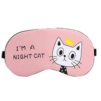 Blindfold Cute Eye Mask Traveling Eyeshadow Works Sleep Masks Steam Cooling Sleeping Goggles Easy Convenient Adjustable Eye Mask Super Soft Eye Patch for Men Women or Kids