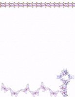 Butterfly Flower Cross Stationery Printer Paper 26 Sheets