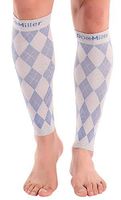 Doc Miller Premium Calf Compression Sleeve 1 Pair 20-30mmHg Graduated Support for Sports Running Circulation Recovery Shin Splints Varicose Veins (2 Pair L)