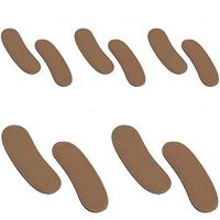 Boon Earthie 5 Pairs Shoes Heel Pads Sponge Liner Grips Back Insert Insoles Cushion Protector Scratch Abrasion injure Between Business Shoes Male Female Wedding Graduation Ceremony Formal high Heels