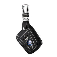 Genuine Leather Car Key Case for BMW i3 i8 2014 2016 2017 Wallet Holder Remote Car Key Cover