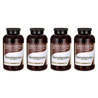 Swanson Glucomannan+ 300 Capsules (4 Pack)