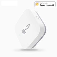 Apple HomeKit Compatible Smart Home Temperature & Humidity Sensor Wireless Connection Detect Atmospheric Pressure Works with Apple HomeKit When Used with Aqara Hub