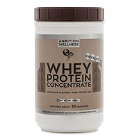 Ambition Wellness- Premium Whey Protein Concentrate 2LBS(Chocolate Flavored)