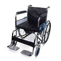 MEI Walker Wheelchair，with Potty Folding Portable Portable Elderly Disabled Walker with Brake