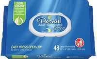 First Quality Units per Pack 48 Prevail Disposable Washcloths Packaging Press & Pull Softpack WW710 by