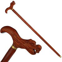 Wooden Walking Stick Ergonomic Handle Handmade Outdoor Climbing for Men and Women (876.5Cm) HOJZ
