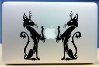 2 Siamese Cats - Vinyl MacBook/Laptop Decal Sticker Graphic