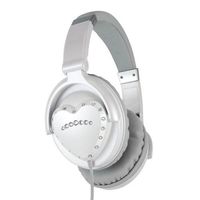 Vestax HMX-1 White Heart Shaped Headphones