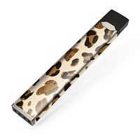 Skin Decal Vinyl Wrap for JUUL Vape Skins Stickers Cover/Brown Leopard Skin Pattern