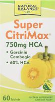 Natural Balance Super Citrimax 750 Mg Supplements, 60 Count