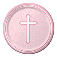 Faith Pink 9-inch Paper Plates 8 Per Pack