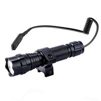 BESTSUN Single 1-Mode CREE Xm-L2 LED Flashlight (1200LM,Black) Tactical Waterproof LED Flashlight Ultra Bright Handheld Flashlight Set