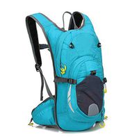 F&W WF Backpack - Bicycle Bag Unilateral Riding Backpack Men and Women Mountain Bike Bag Waterproof and Breathable Sports (Color : Blue)