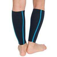 Delfin Spa Heat Maximizing Compression Calf Sleeves - Large, Turquoise