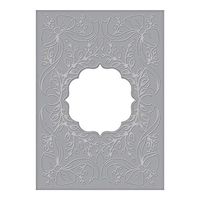 Spellbinders CEF-012 Laurel & Bows Cut and Emboss Folder, Metal