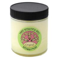 Three BEEautiful Bees Original Beeswax Polish, 4 oz