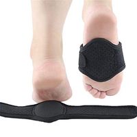 Fine Foot Arch Support Pads, Comfort Gel Pad Cushions for Women & Men, Foot Protection Elastic Sole Pain Relief Heels Cushion,Helps Foot Pain Relief (Black)