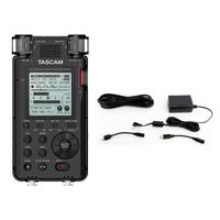 Tascam DR-100MKIII Stereo Linear Portable PCM Recorder - Bundle PS-P520E AC Adapter for Recorders