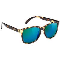 Glassy Sunhaters Deric Tortoise/Green Mirror Sunglasses