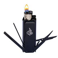 Clipper Lighter Multitool - LighterBro - Stainless Steel (Black)