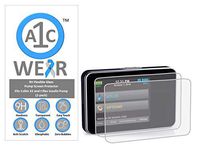 A1C WEAR - 9H Flexible Glass Screen Protector Compatible with Tandem tSlim X2 and tFlex Insulin Pumps - Won't Crack or Chip - Anti-Scratch Anti-Fingerprint - 2 Pack
