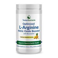 Optimized L-Arginine 5200mg Nitric Oxide Supplement for Heart & Cardiovascular Health - L-arginine L-citrulline Complex with Resveratrol, CoQ10, Vitamins, Minerals and Trimethylglycine Powder‎.