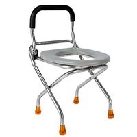 XRX Portable Pregnant Woman Toilet Seat Elderly Person Bathroom Shower Stool Folding Commode Chair Potty Chair Mobile Toilet