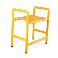 Toilet Handrails Bathroom Safety Assist Frame Bath Stool Toilet Commode Senior Bath Chair Elderly Pregnant Women Toilet Safety Frames Rails (Color : Yellow, Size : 63.55032cm)