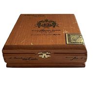 Arturo Fuente Premium Wood Cigar Box Case for Crafts, Guitars or Storage (Don Carlos Reserve No 3)
