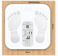 Lfsp Electronic Scales, Digital Scales Bluetooth Smart Scales Electronic Digital Body Fat Scale Portable Health Weight Scale HD LED Display Bathroom Floor Weight Scale High-Precision Scales