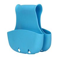 Tloowy Kitchen Gadget Organizer Double Saddle Sink Storage Pocket Brush Organizer Sponge Holder