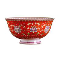 AXZHYX Bowl Bowl Rice Bowl Jingdezhen Ceramics Pastel Tableware Antique Bowl Chinese Household Bone China Rice Bowl Noodle Bowl Custom Life Bowl Hotel Tableware Home Noodles Boiled Fish Soup Bowl