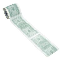 Money Toilet Paper Roll Bathroom Tissue Novelty 100 Dollar Bill