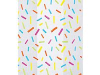 100ct Small Colorful"Candy Sprinkles" 7x2x3" Cello Cellophane Treat Food Snack Bags