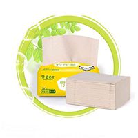 Bamboo Paper Napkins, 5 Packs of 240 Sheets, 1000 Sheets Total Napkins, Eco Friendly, Sustainable, Disposable Kitchen Napkins for Bathroom, Camping, Marine, RV Holding Tanks (Yellow, 5 Pack)