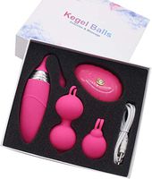 Rechargeable Balls Kegel Kit - Massager Ben Wa Balls Wireless Remote Control Massager Pelvic Floor Exercises Kegel Exercise Weights