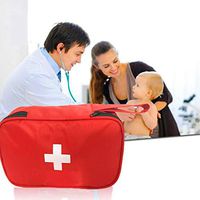First aid kit Outdoor Medicine kit Medical kit 299 pc First Aid Kit Emergency Bag for Car Kitchen Camping Travel Office Sports and Home (Red)