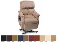 Golden Technologies MaxiComfort Dual Motor Comforter Lift Chair Infinite Position Recliner PR-505L Large MaxiComforter - Brisa Bridle Ultra Polyurethane