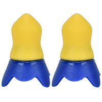 Earplugs Soft Silicone Aviation Flight Decompression Earplugs Ear Protection Noise Reduction for Passenger(yellow)