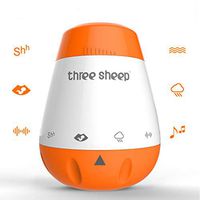 FJJ White Noise Sound Machine for Sleeping,Smart Music White Noise Voice Sensor Rechargeable Baby Infants Therapy Sound Machine Sleep Soother Portable