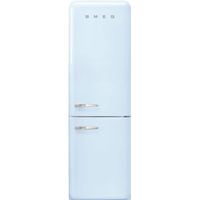 Smeg FAB32URPB3 50's Retro Style Aesthetic 24" 50'S Style Refrigerator With Automatic Freezer, Pastel Blue, Right Hand Hinge