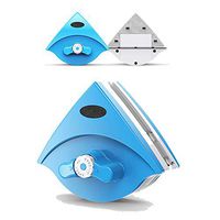 LZH FILTER Double-Sided Magnetic Glass Cleaner, Magnetic Window Cleaner Wiper, Five-Gear Adjustable Magnetic Force, for Double Glazed Windows Thickness (5-25mm)