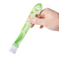 InKach Keyboard Brush - Anti Static Brushes - Computer Cleaner Brush Mini Dustpan Tool Kit (Green)