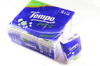 Tempo Multi Task Tissues Petit (Different Scents) [Pack of 18] (Jasmine)