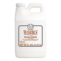 Wright's Brass Polish and Cleaner - 60 Ounce - Gently Clean and Remove Tarnish Without Scratching